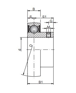 SB205 підшипник